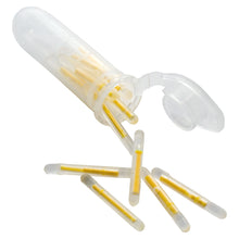 Load image into Gallery viewer, Micro Glowsticks, 10-pack, Chartreuse color