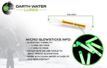 Load image into Gallery viewer, Micro Glowsticks, 10-pack, Chartreuse color
